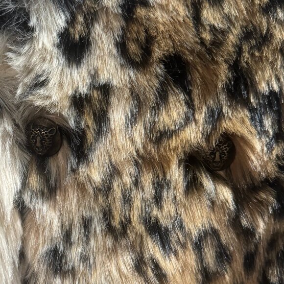SpiritHoods faux fur leopard coat L NWT - Picture 9 of 13